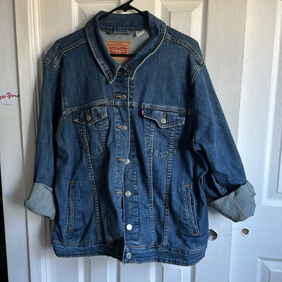 Levi's Blue Denim Shirt Jacket - Picture 2 of 7